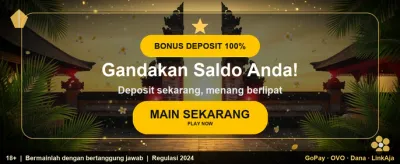 Bonus Selamat Datang 100%